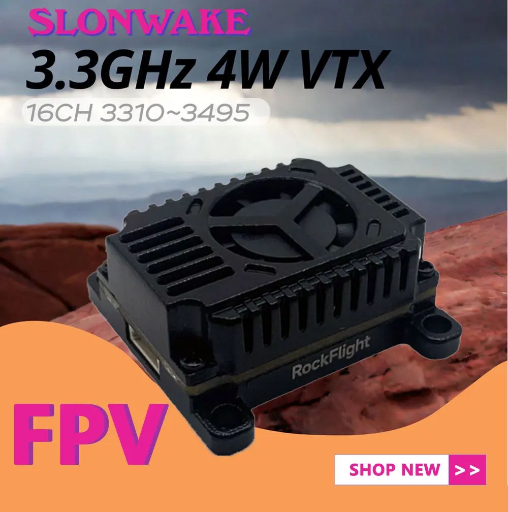 SLONWAKE FPV 3.3G 16CH 4000mW  - огляд і ціна Fpv Drone Vtx