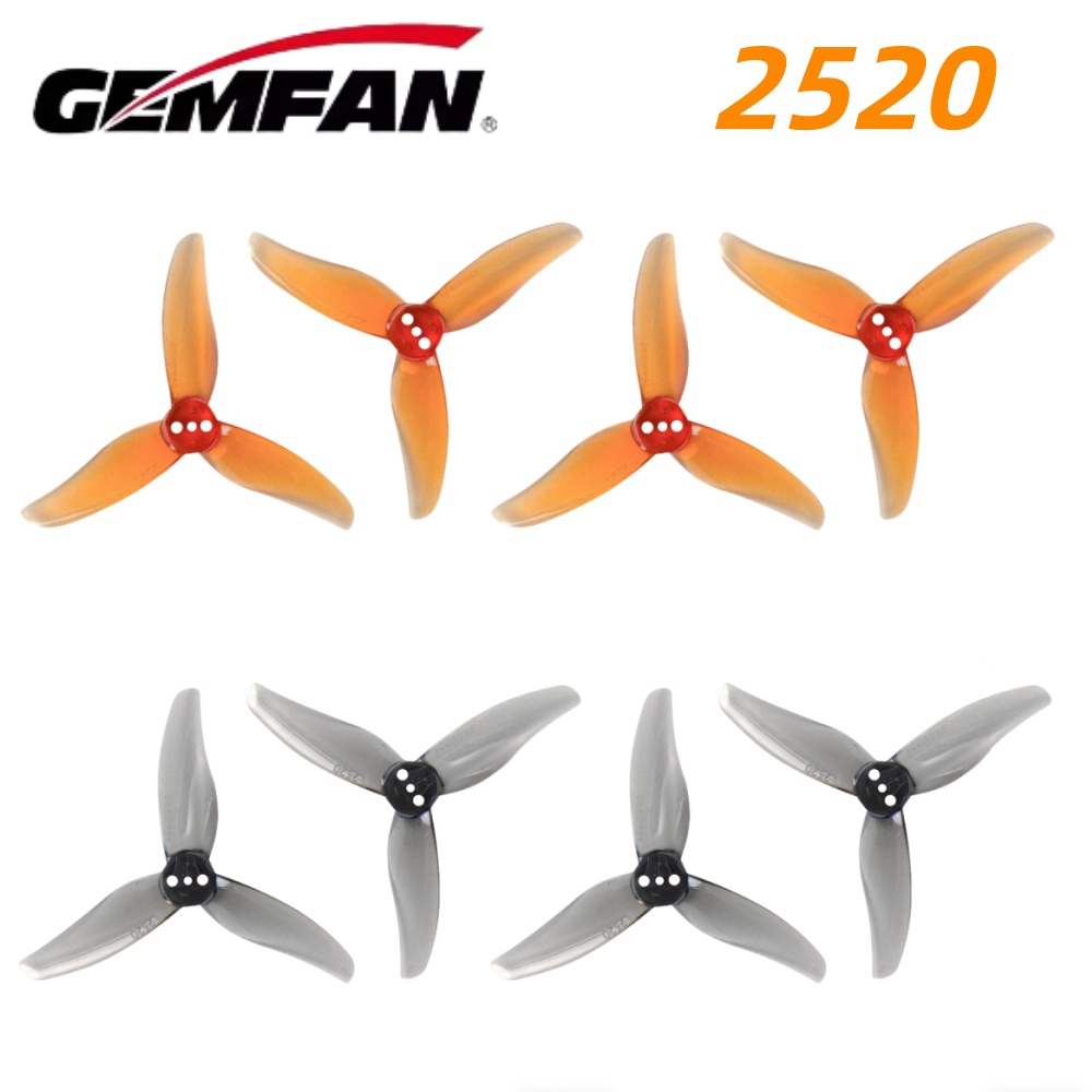 4Pairs Gemfan Hurricane 2520 2 - огляд і ціна Fpv Drone Propeller