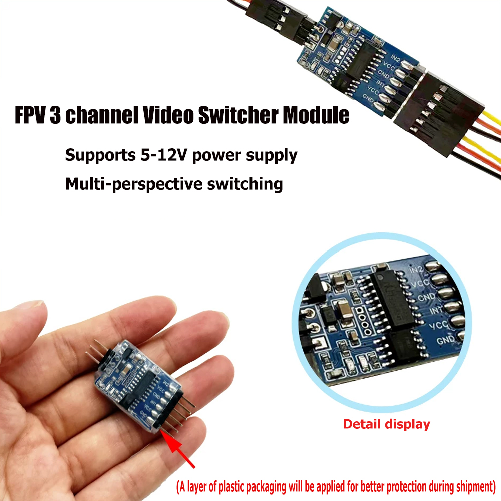 5.8G 3 Channel Video Switcher  - огляд і ціна Fpv Drone Battery
