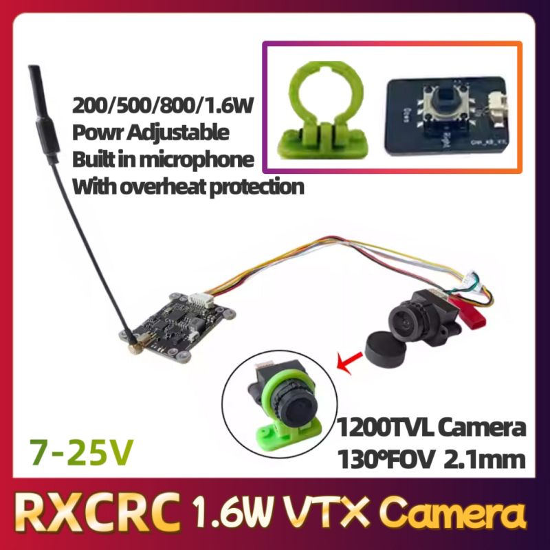 RXCRC 5.8G Module 48CH 1.6W VT - огляд і ціна Fpv Drone Vtx
