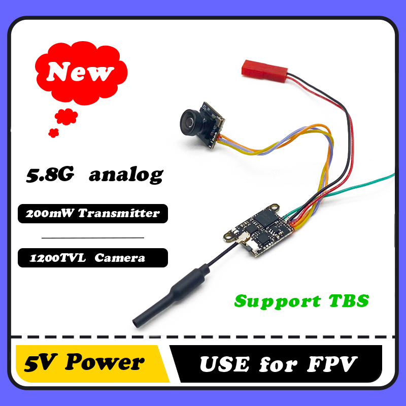 SLONWAKE 5.8G 1200TVL FPV Came - огляд і ціна Fpv Drone Vtx
