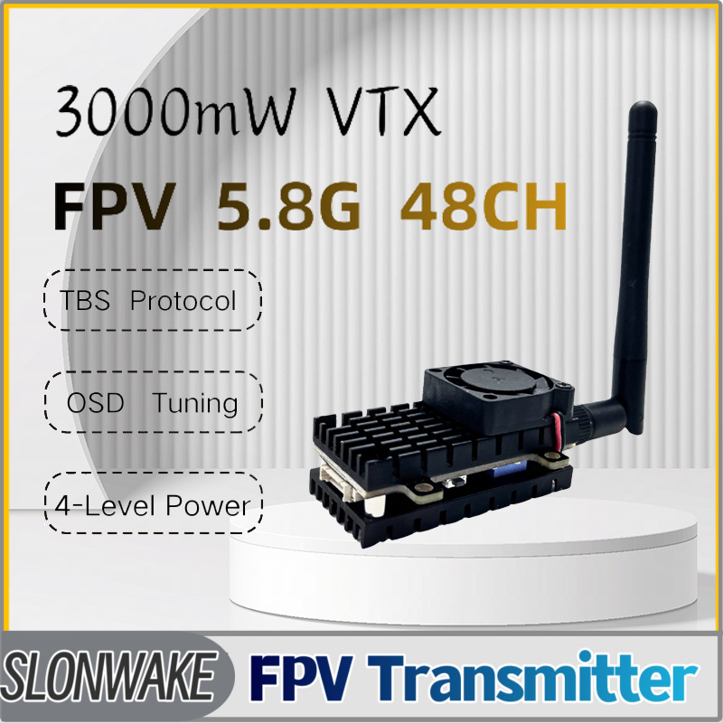 SLONWAKE 5.8G 3000mW Simulatio - огляд і ціна Fpv Drone Vtx